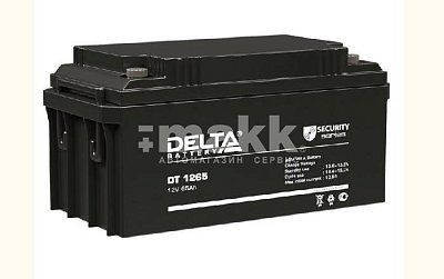 Аккумулятор Delta 12В 65 Ач (DT 1265)  охр.-пож.сист./сист.контр.упр.доступ