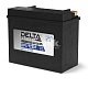 Мото аккумулятор 20 Ач Delta о/п (YTX20HL-BS, YTX20L-BS)