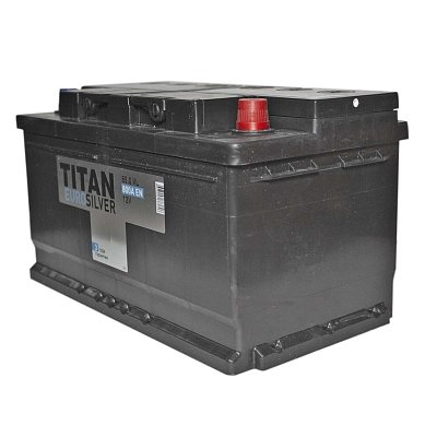 Аккумуляторная батарея 85 Ач Титан Euro Silver о/п низкий 31,4*17,5*17,5