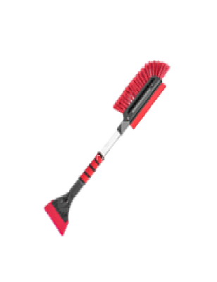 Щетка для снега Oktan LEGION со скребком и водосгоном телескоп 69-83 см,красная A3-01-39