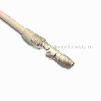 Разъем штекерный "папа" изолированный с проводом  DEON РШИ-П-07540 (4мм;1*0,75мм²*110мм)