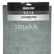 Салфетка из микрофибры 50x60 Green Star темно-серая 300 гр/м2 