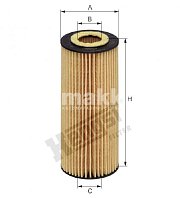Фильтр масляный Hengst E28H01 D26 (HU 721/4 x) BMW X3, X5, X6, 3, 5, 6, 7