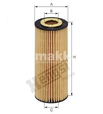 Фильтр масляный Hengst E28H01 D26 (HU 721/4 x) BMW X3, X5, X6, 3, 5, 6, 7