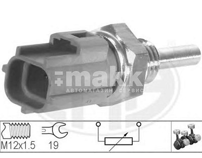 Датчик температуры охлаждающей жидкости 330130 ERA