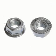 Гайка с фланцем М10 DIN 6923 цинк