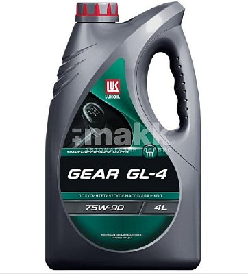 Масло трансмиссионное Лукойл GEAR TM-4 75W-90 GL-4 полусинтетическое трансмиссионное масло 4л