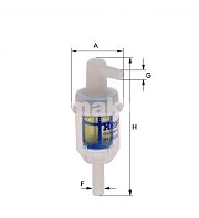 Фильтр топливный Hengst H103WK (WK 31/5) AEBI TRAKTOREN (CH), CHEVROLET EUROPE DAEWOO GM