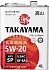 Масло моторное TAKAYAMA 5W20 синтетическое ILSAC GF-6A, API SP 4л
