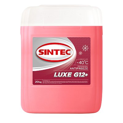 Антифриз  Sintec Luxe (-40) 20кг G12+ (красный)