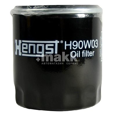Фильтр масляный Hengst H90W03 (W 712/75) Chevrolet Aveo, Captiva, Cruze аналог H90W26