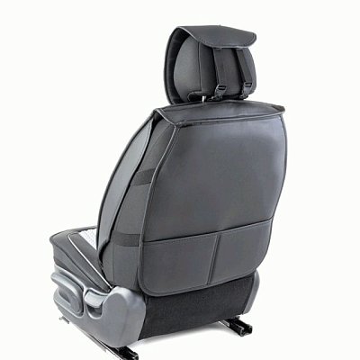 Накидки на сиденье Car Performance передние 2 шт экокожа черн/серые CUS-2072 BK/GY