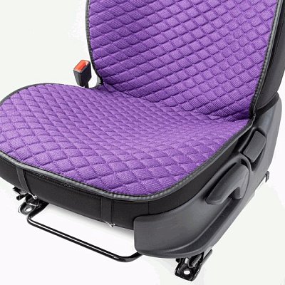 Накидки на сиденье Car Performance передние 2 шт fiberflax фиолетовые 5шт/уп CUS-1032 VIOLET