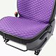 Накидки на сиденье Car Performance передние 2 шт fiberflax фиолетовые 5шт/уп CUS-1032 VIOLET