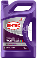 Антифриз  Sintec MULTI FREEZE (-40) 10кг (фиолетовый) Акция 10кг по цене 8кг
