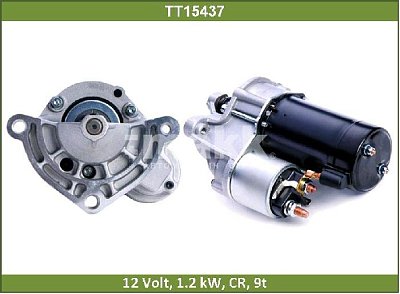 Стартер Citroen Berlingo 1.6 TU5JP4 2008- Peugeot 304 TT15437 Tesla Technics