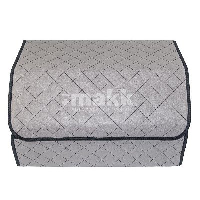Органайзер в багажник экокожа 30х30х50см серый/черный GS 114027