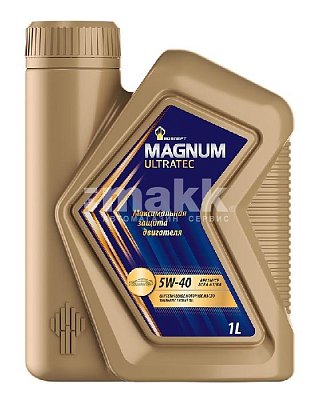 Масло моторное Rosneft Magnum Ultratec 5W40 синтетическое 1л 
