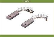 Щетка генератора 8*5*21,5 12V 24V (2 шт.в компл.) TT53051 TESLA TECHNICS
