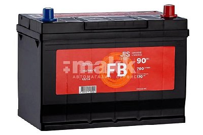 Аккумуляторная батарея 90 Ач FB Азия (105D31L) о/п 30,3х17,2х22,0