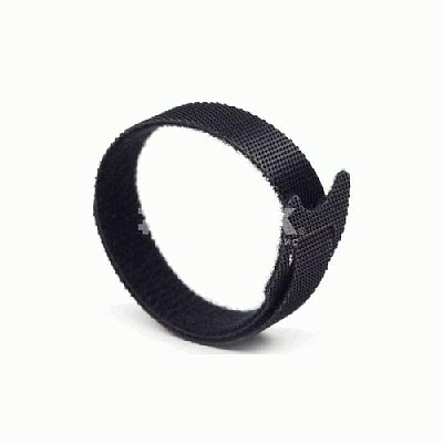 Стяжка Велькро 12х135мм КСВ12*135(ч) FortisFlex (черный, полиамид) (1/20)