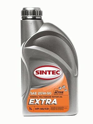 Масло моторное SINTEC EXTRA 2000 мин 20W50 SJ/CF 1л