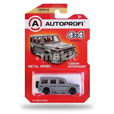 Машинка коллекционная Серия 4X4 Гелик серый 4X4-002 GY
