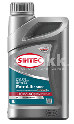 Масло моторное SINTEC EXTRALIFE 5000 п/с 10W40 SL/CF A3/B4 1л