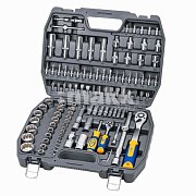 Набор инструмента 1/2"Dr и 1/4"Dr 108 предметов с 12 гран. головками Кraft 700680