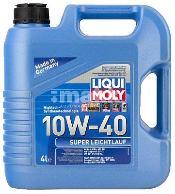 Масло моторное LIQUI MOLY Super leichtlauf 10W40 синт. 4л (1916) 