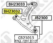 Сайлентблок Citroen C-Crosser 2007- BH23032 JIKIU