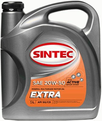 Масло моторное SINTEC EXTRA 2000 мин 20W50 API SJ/CF 5л