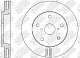 Диск тормозной передний RN1578 NIBK (2шт)