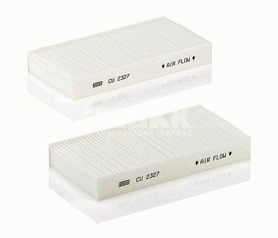 Фильтр салонный MANN CU 2327-2 (K 1198-2X) Honda Stream, CR-V, Civic комплект 2шт