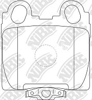Колодки тормозные задние PN1421 NIBK
