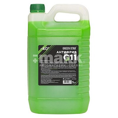 Антифриз Green Star G11 зеленый 5кг