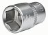 Головка торцевая стандартная шестигранная 1/2" 18 мм Helfer HF001010