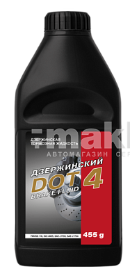 Тормозная жидкость Дзержинский DOT-4 455 гр 