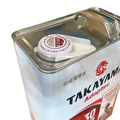 Масло моторное TAKAYAMA Adaptec 5W30 синт ACEA  C3 API SN/CF 4л (железо) АКЦИЯ "4+1"