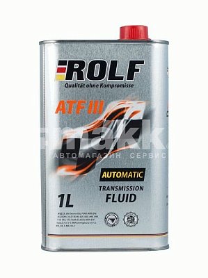 Масло трансмиссионное ROLF ATF III 1л