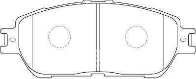 Колодки тормозные передние TOYOTA  Alphard, Avalon, Camry, Estima, LEXUS ES, BP21480 SB NAGAMOCHI