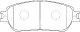 Колодки тормозные передние TOYOTA  Alphard, Avalon, Camry, Estima, LEXUS ES, BP21480 SB NAGAMOCHI