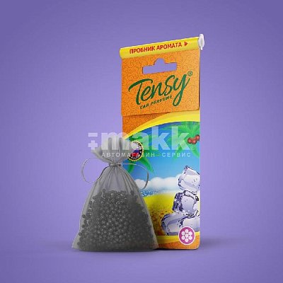 Ароматизатор мешочек гранула с пробником "Tensy" Черный лед 12шт/бл TTE-11