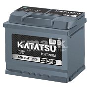 Аккумуляторная батарея 75 Ач Katatsu Arctic Platinum AGM о/п