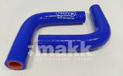 Патрубки отопителя 2121 силикон ком-кт 2 шт 2121-8120000 ПолиTechnik