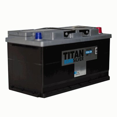 Аккумуляторная батарея 110 Ач Титан Euro Silver п/п  35,3*17,5*19