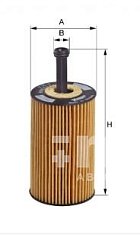 Фильтр масляный Hengst E35H D102 (HU 612 X) CITROEN PEUGEOT