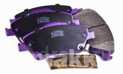 Колодки тормозные передние PN1834 NIBK