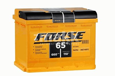 Аккумуляторная батарея 65 Ач Forse п/п  24,2*17,5*19