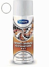 Грунт-эмаль по ржавчине 4 в 1 VIXEN черный янтарь аэрозоль 520мл VX519005